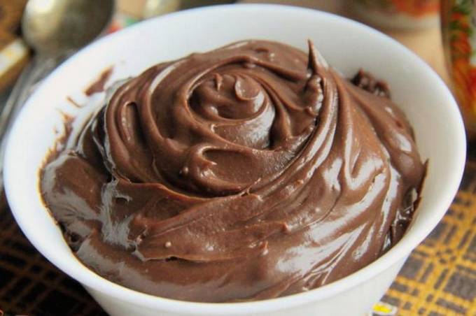 ครีมช็อคโกแลตสำหรับเค้กผงโกโก้