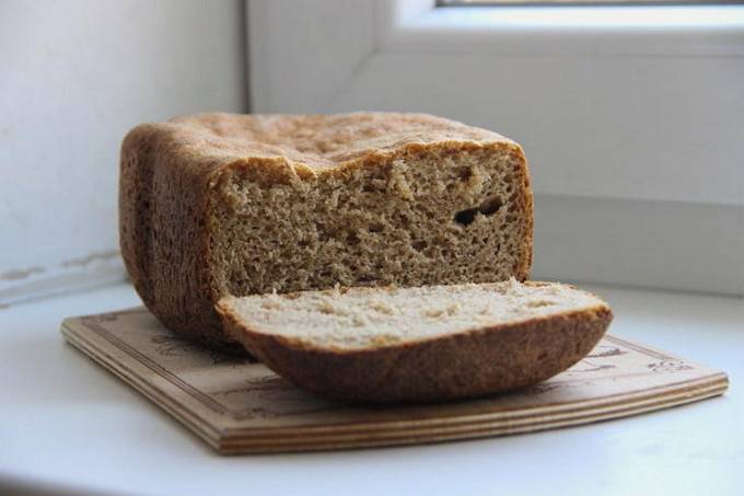 ขนมปังซาวโดโฮลเกรนในเครื่องทำขนมปัง