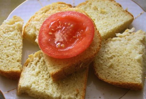 ขนมปังแป้งข้าวโพดในเครื่องทำขนมปังพานาโซนิค